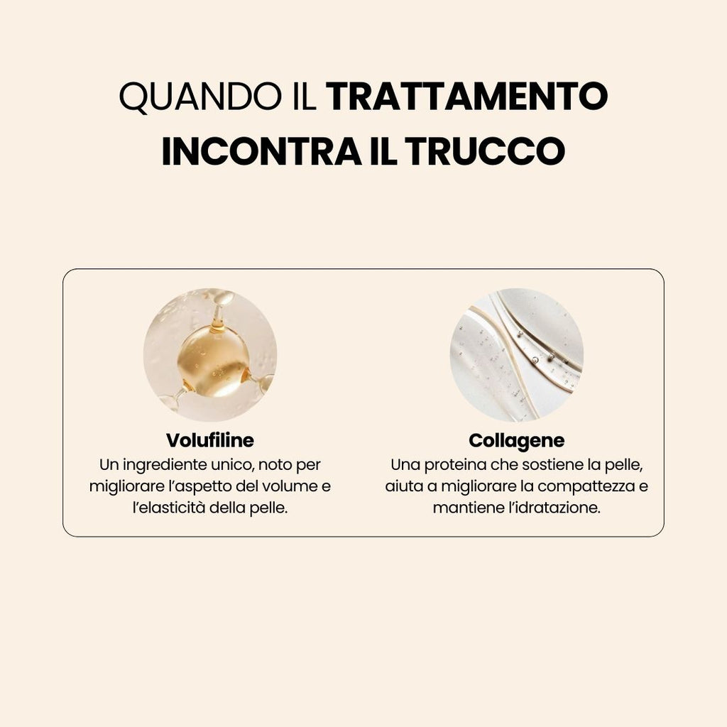 Fondotinta 2-in-1 con pennello integrato